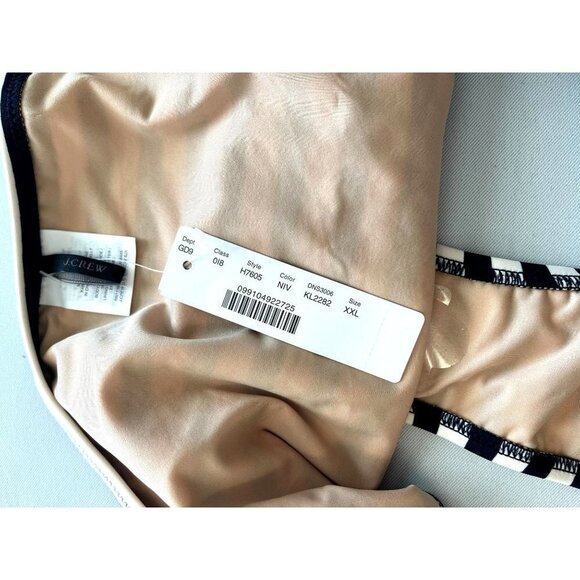 NWT J.Crew  Striped Surf Hipster Bikini Bottom XXL - Picture 10 of 11